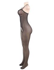 Catsuit bras nues Bodystockings Nylon ouvert