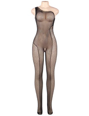 Catsuit une epaule pailette resile sexy Bodystockings