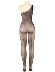 Catsuit une epaule pailette resile sexy Bodystockings