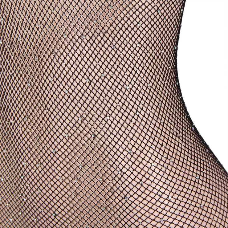 Catsuit Bodystockings Résille ouvert Diamonds