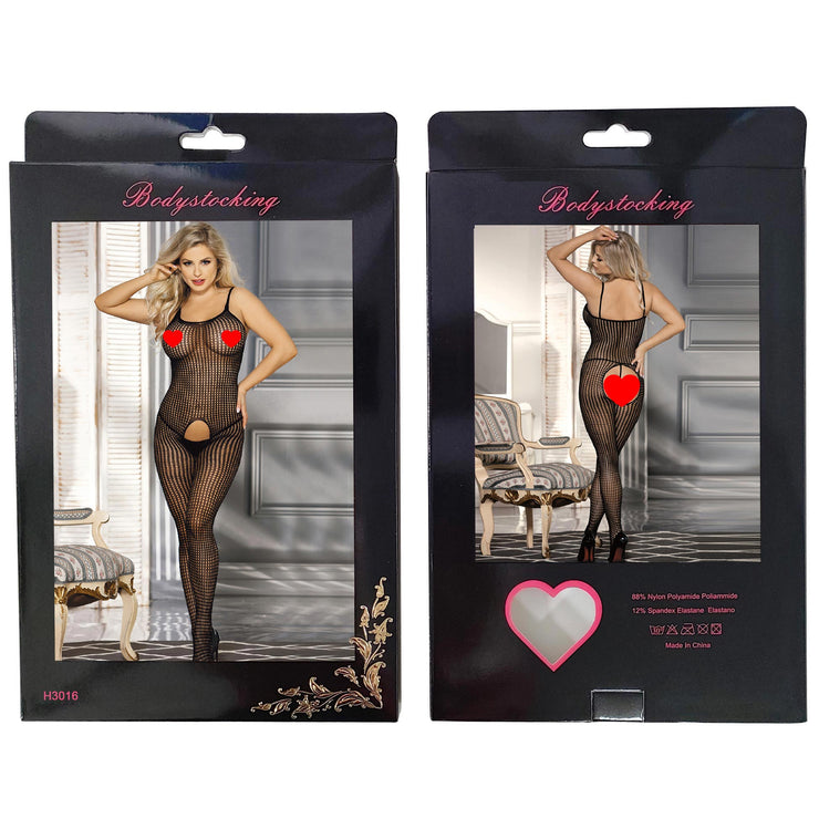 Catsuit bras nues Bodystockings Nylon ouvert