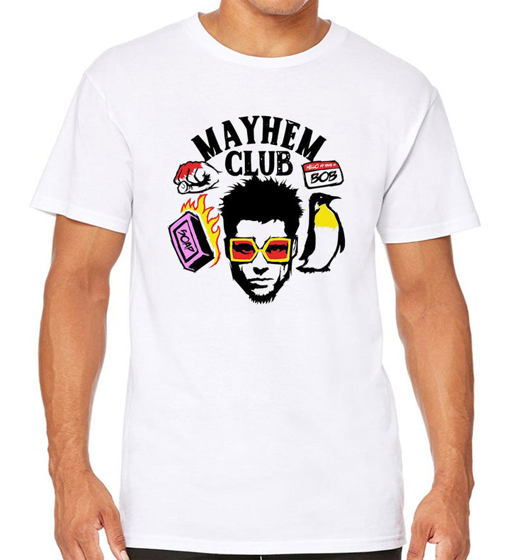 T-Shirt fight Club Blanc - Mayhem Club