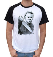 T-Shirt Halloween Bi-colore - Myers Draw attack