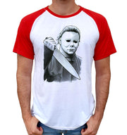 T-Shirt Halloween Bi-colore - Myers Draw attack