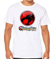 T-Shirt Cosmocats Blanc - Thundercats logo