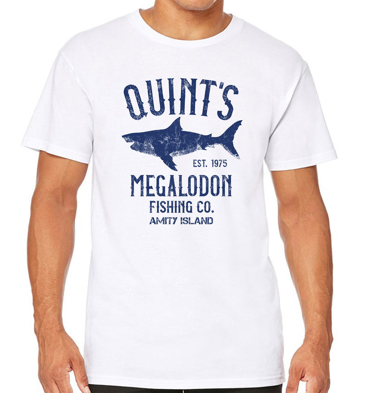 T-Shirt Blanc Jaws - Quint&