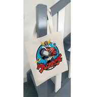 Tote Bag Sac de Plage shopping - 34 x 40 Grendizer Japan Draw