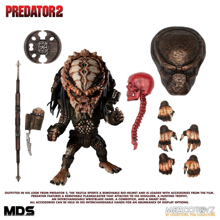 Predator 2 figurine Mezco Designer Series Deluxe - City Hunter 15 cm