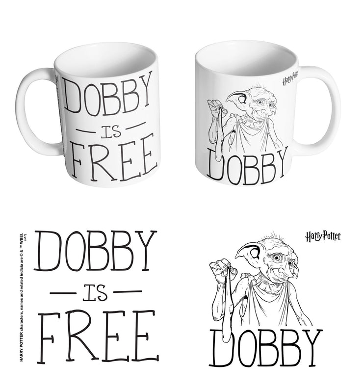 Mug Harry Potter - Dobby Is Free - Artist Deluxe