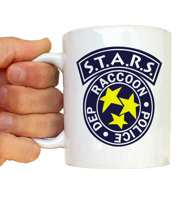 Mug Horreur Biohazard - Stars Racoon Police - Artist Deluxe