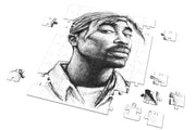 Puzzle Magnetique Rap & Hip Hop - 2Pac Portrait Arts Draw 120 Pcs - Artist Deluxe