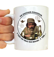 Tasse Mug Polymere Incassable 340ML Fun Chasseur- LOGO le bon chasseur et le mauvais