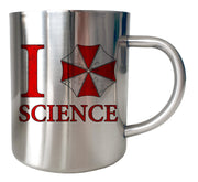 Mug Inox chrome Biohazard - I Love Science Umbrella - Artist Deluxe