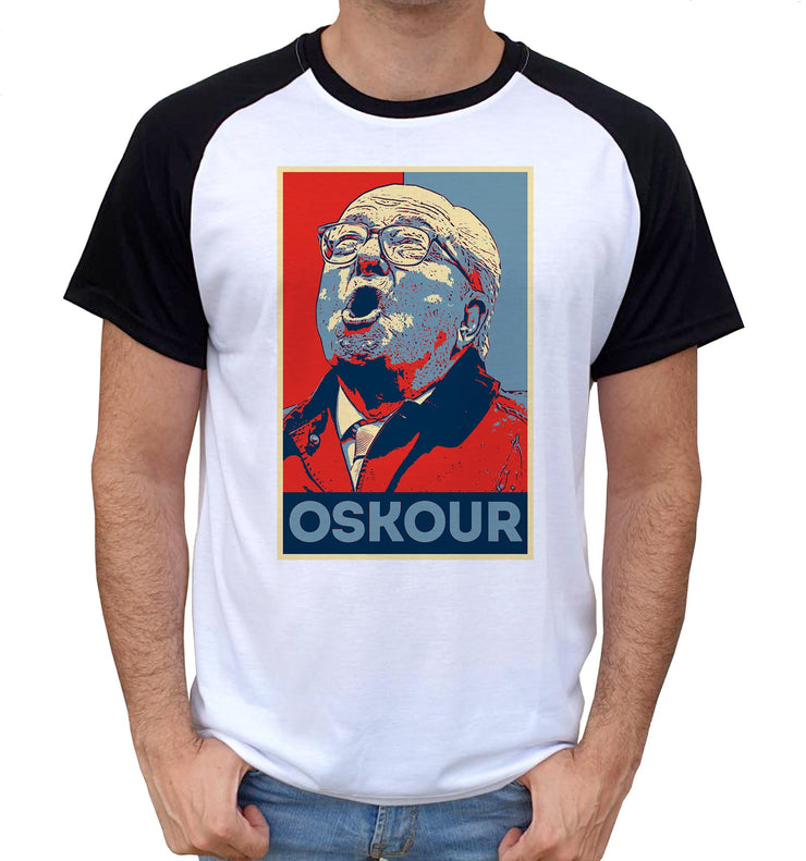 T-Shirt Fun Bi-colore - Jean Marie le Pen Propagande OSKOUR - Artist Deluxe