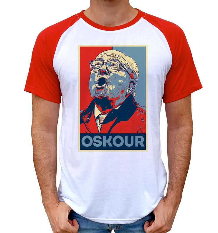 T-Shirt Fun Bi-colore - Jean Marie le Pen Propagande OSKOUR - Artist Deluxe