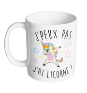 Mug Licorne Unicorn - J'peux pas j'ai licorne Edition 2019 - Artist Deluxe