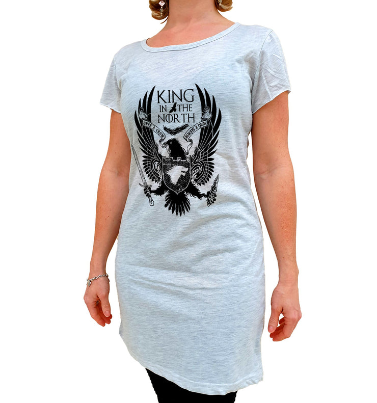 T-Shirt GOT Tunique 38/40 Femme - King in The North - Artist Deluxe