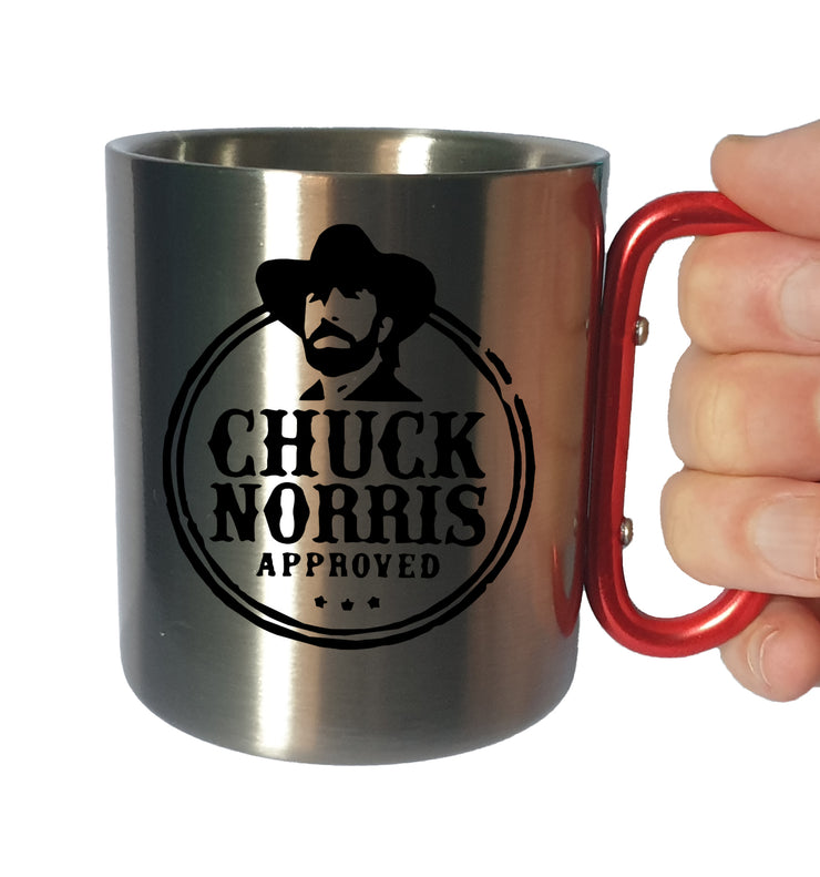 Mug inox à Mousqueton Chuck Norris - Chuck Norris Approved - Artist Deluxe