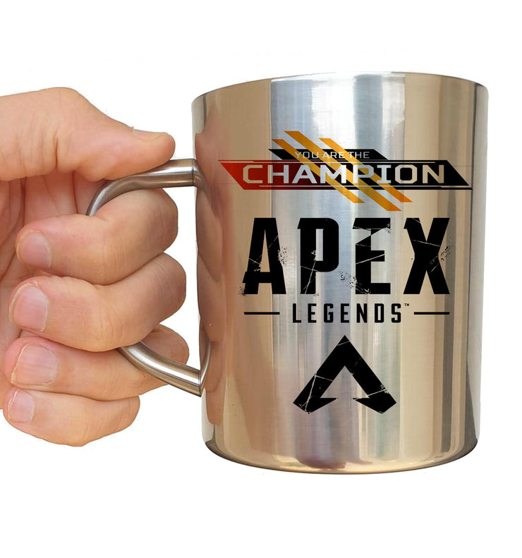 Mug Inox chrome Gaming APEX - You are the Champion - Artist Deluxe