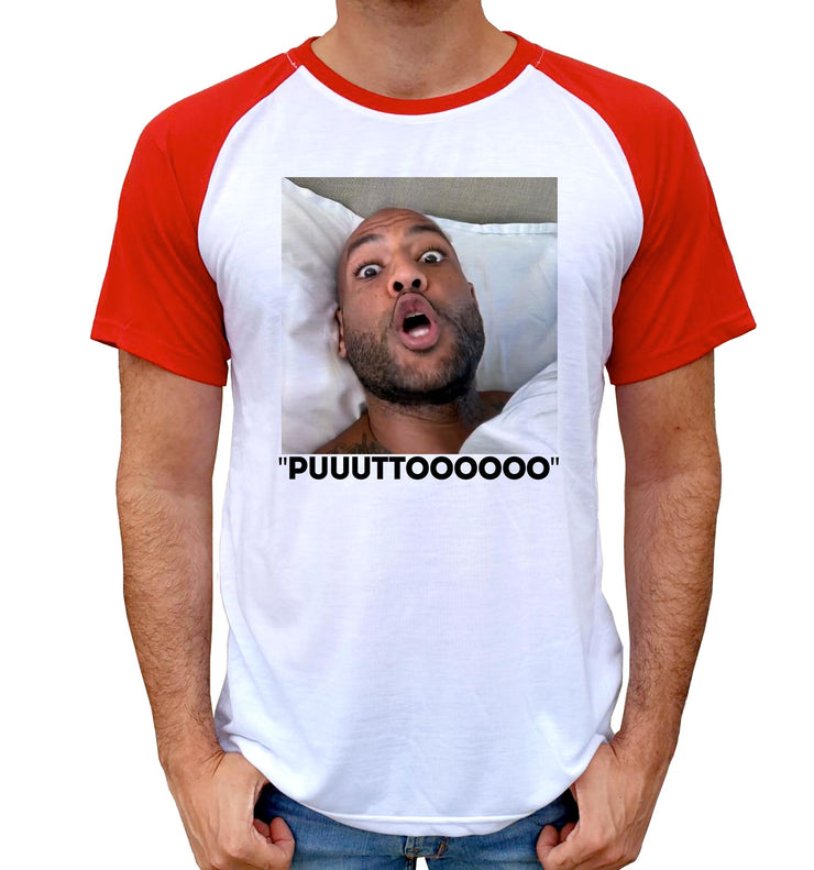 T-Shirt Fun Bi-colore - Booba puto - Artist Deluxe