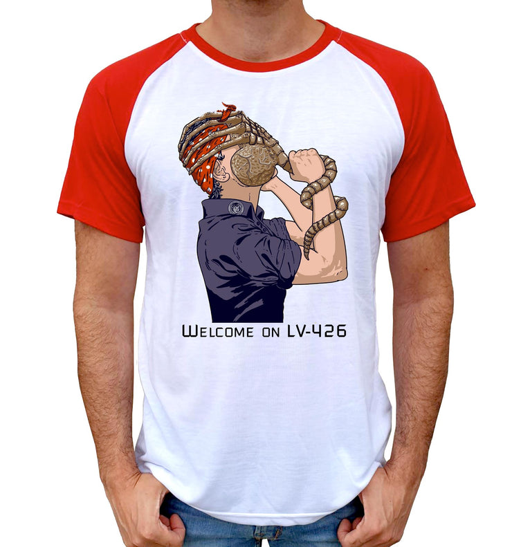 T-Shirt Alien Bi-colore - Welcome on LV-426 - Artist Deluxe