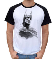 T-Shirt Batman Bi-colore - Art Draw Alex Ross Signature - Artist Deluxe