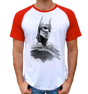 T-Shirt Batman Bi-colore - Art Draw Alex Ross Signature - Artist Deluxe