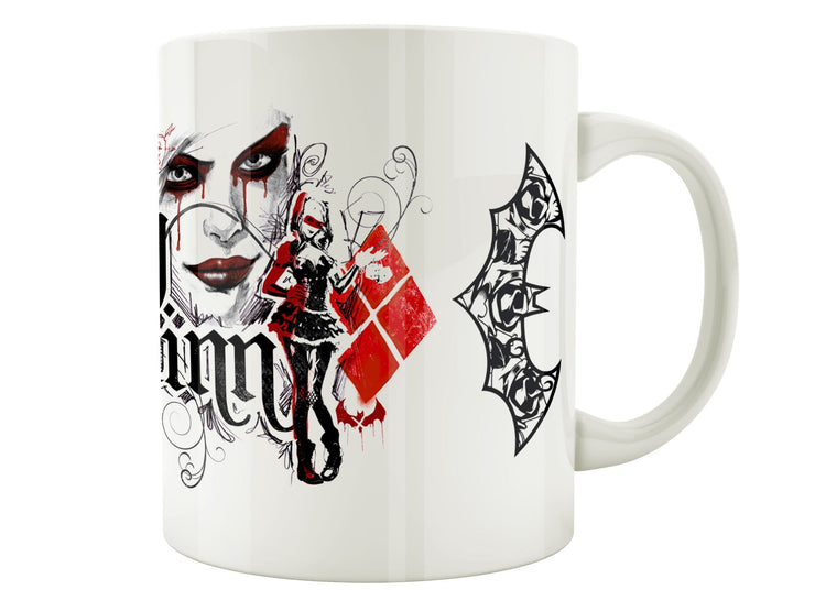 Mug Batman Harley Quinn DC Comics - Harley Quinn Art Goth - Artist Deluxe