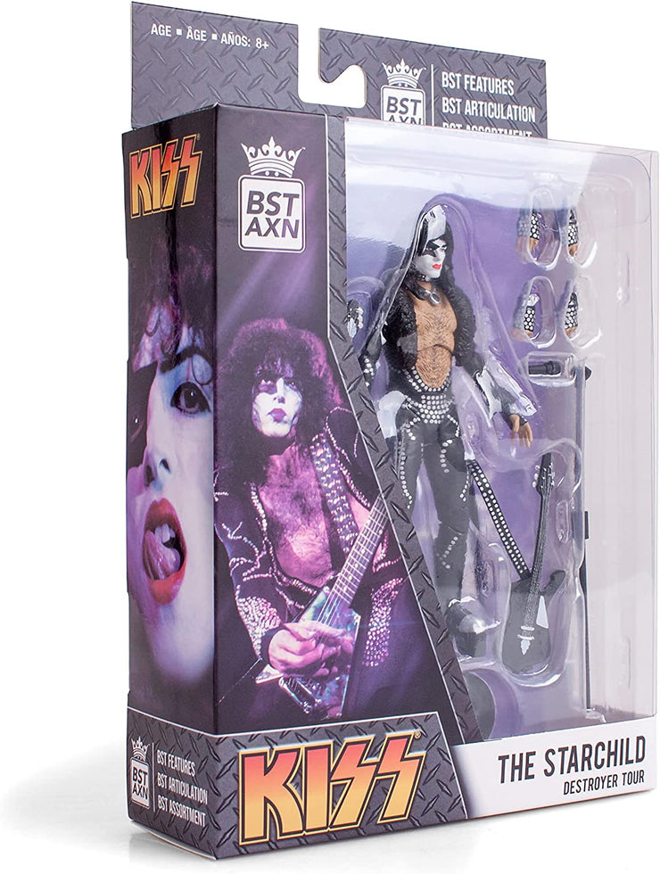 Kiss figurine BST AXN - The Starchild Paul Stanley Kiss (Destroyer Tour) 13 cm