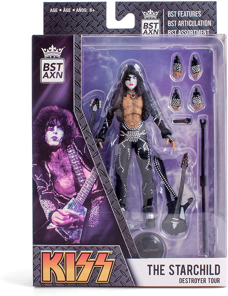Kiss figurine BST AXN - The Starchild Paul Stanley Kiss (Destroyer Tour) 13 cm