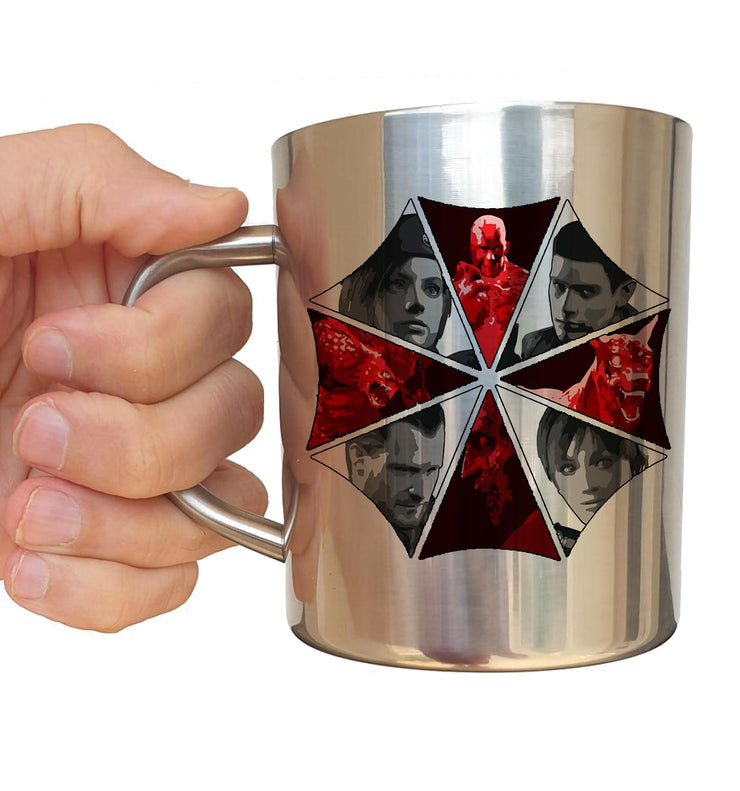 Mug Inox chrome Biohazard - Team Art Cover 1 - Artist Deluxe