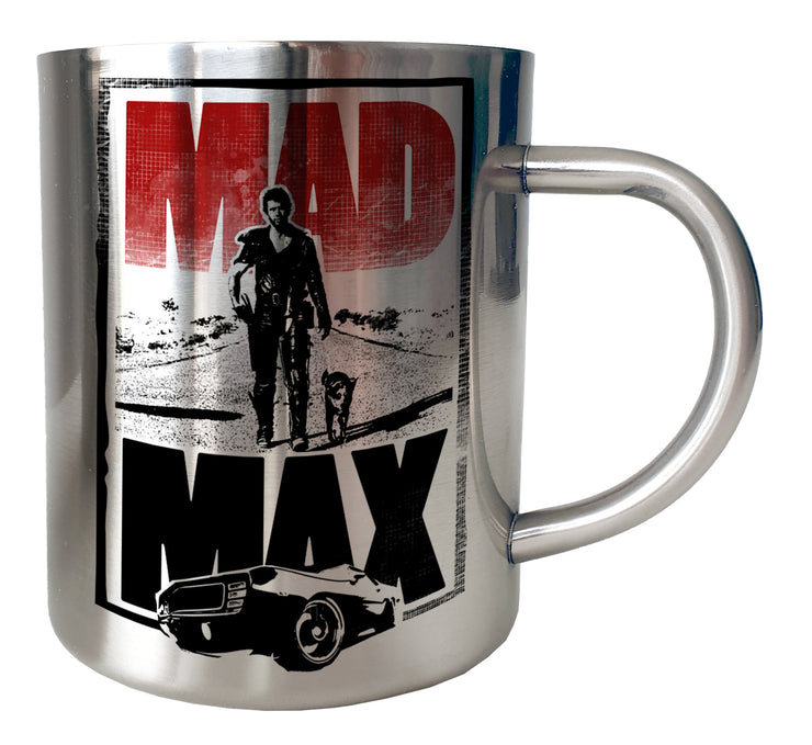 Mug Inox chrome Mad Max 2 - Hard Road Dog - Artist Deluxe