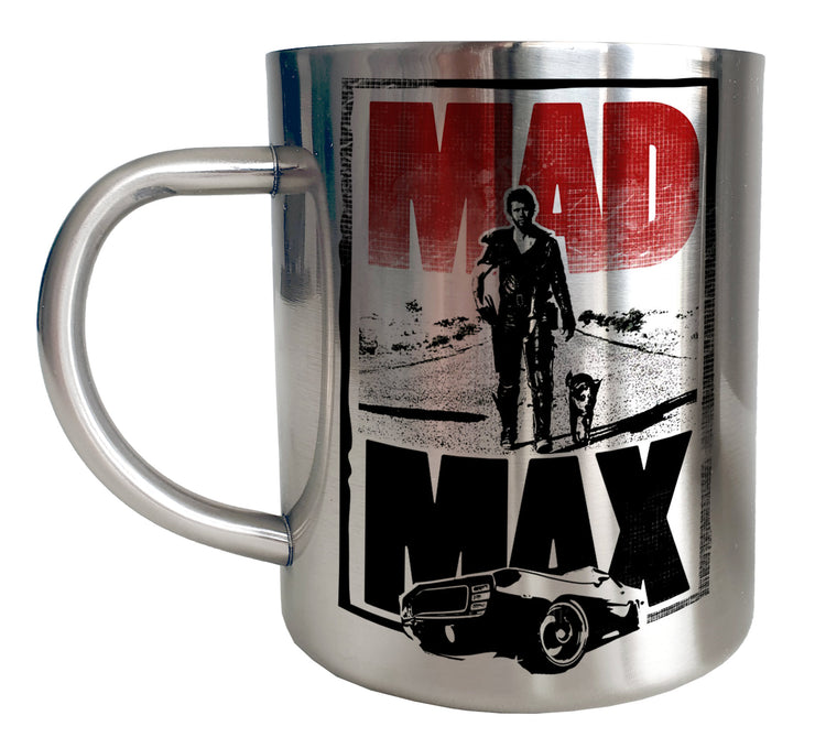 Mug Inox chrome Mad Max 2 - Hard Road Dog - Artist Deluxe