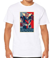 T-Shirt Blanc Grendizer - Grendizer Propaganda
