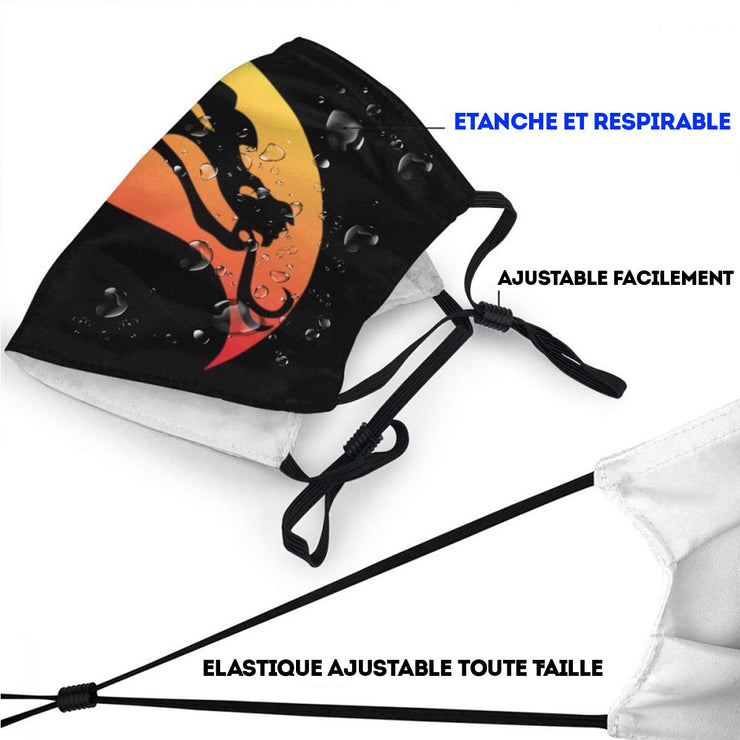 Pack de 6 Masques Tissu Lavable - Set Mortal Kombat - Artist Deluxe
