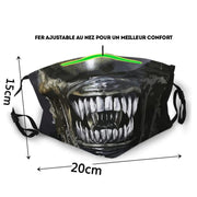 Masque Tissu Lavable - Xenomorph Face - Artist Deluxe