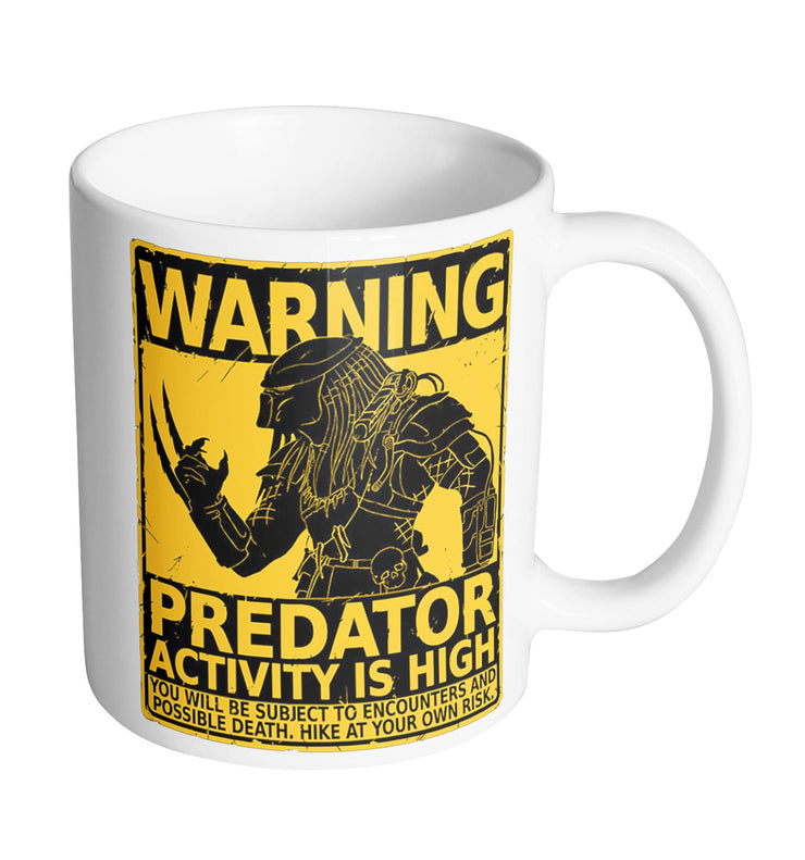 Mug Predator - Warning Predator Activity is High - Artist Deluxe