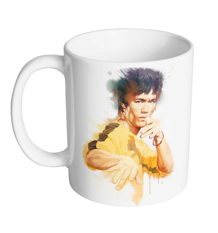 Mug Bruce Lee - Game of Death Art pose - Artist Deluxe