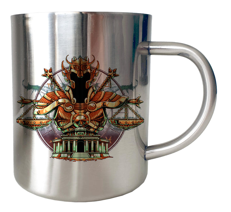 Mug Inox chrome Metal Saint Seiya - Icon Art Dohko La balance - Artist Deluxe