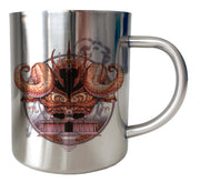 Mug Inox chrome Metal Saint Seiya - Icon Art Aries Mu Le Belier - Artist Deluxe