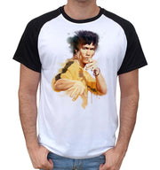 T-Shirt Bruce Lee Bi-colore - Technique Pose Art - Artist Deluxe