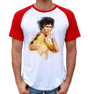 T-Shirt Bruce Lee Bi-colore - Technique Pose Art - Artist Deluxe