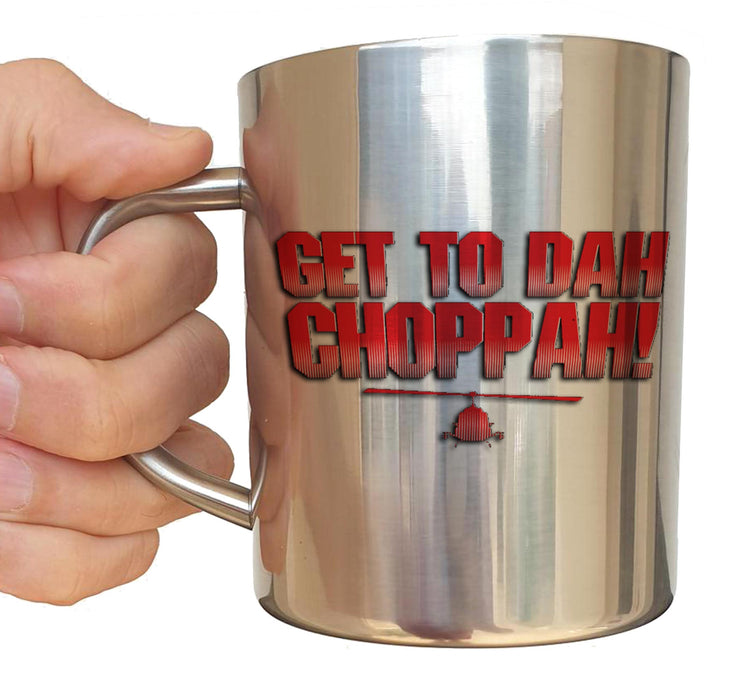 Mug Inox chrome PREDATOR chrome - Get to Dah Choppah - Artist Deluxe