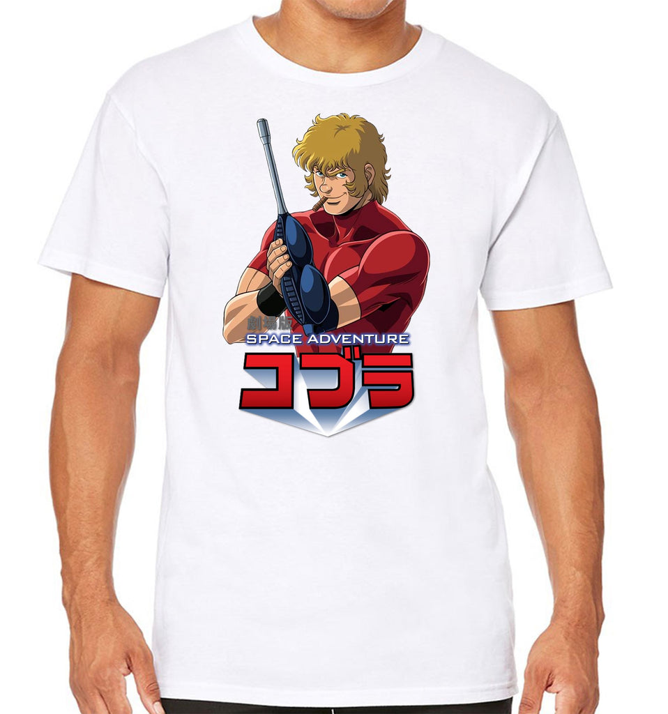 T-shirt Space Adventure Cobra - Coton 100% - Style Manga Années 80 - Homme - Coupe Classique