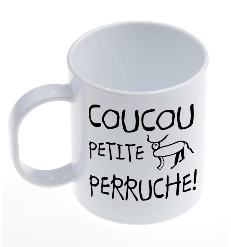 Tasse Mug Polymere 340ML Fun Incassable - Coucou Petite Perruche