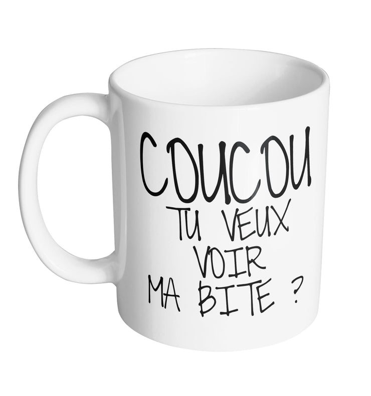 Mug Fun - Coucou tu veux voir ma bite ? - Artist Deluxe