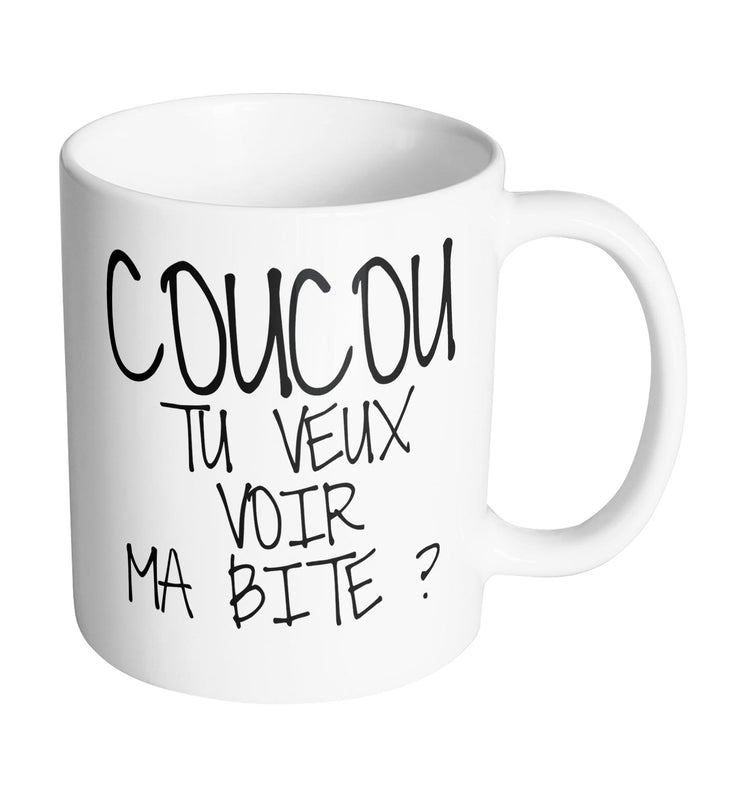 Mug Fun - Coucou tu veux voir ma bite ? - Artist Deluxe