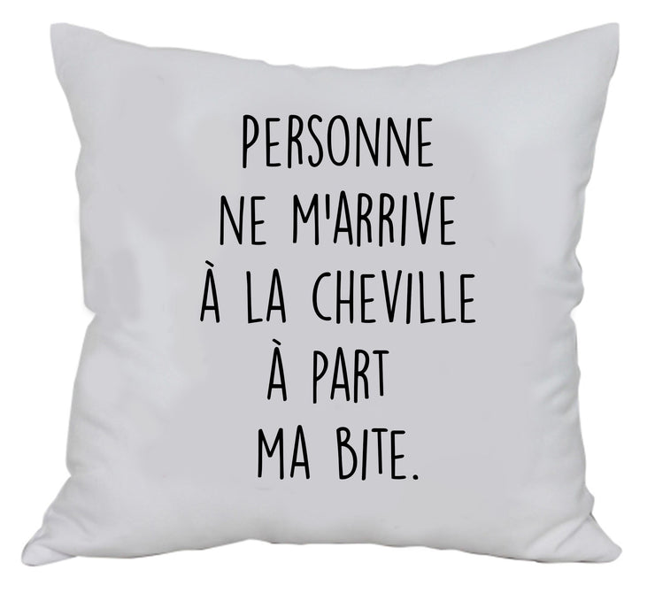 Coussin fun - Personne ne m&