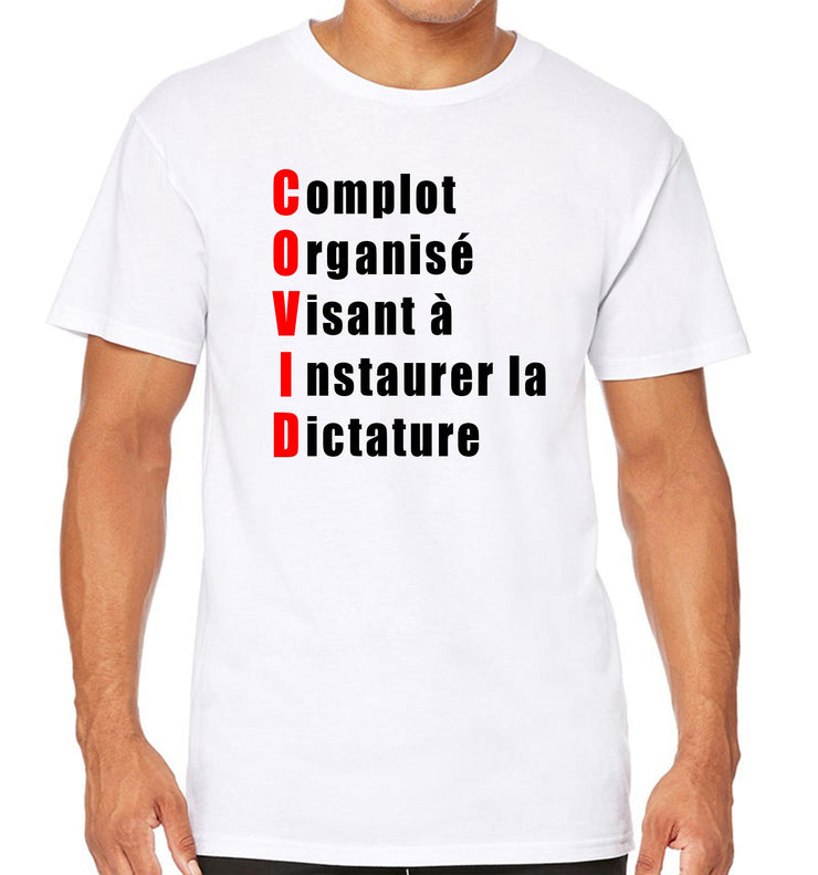 T-Shirt Resistance - Dictature Organisé - Artist Deluxe