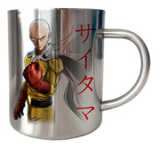 Mug One Punch Man Inox chrome Metal - Saitama - Artist Deluxe